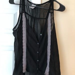 Beautiful black tank top